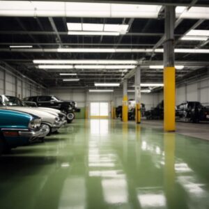 6_automotive-epoxy-flooring This image shows a living room with an epoxy floor.